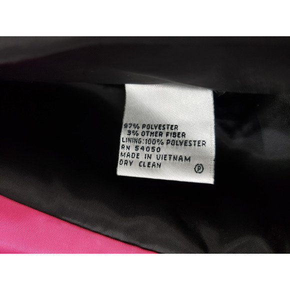 (Ma) Le Suit Jacket Womens Size 14 Lined Blazer Stripe Office Siren Office core - Picture 8 of 8